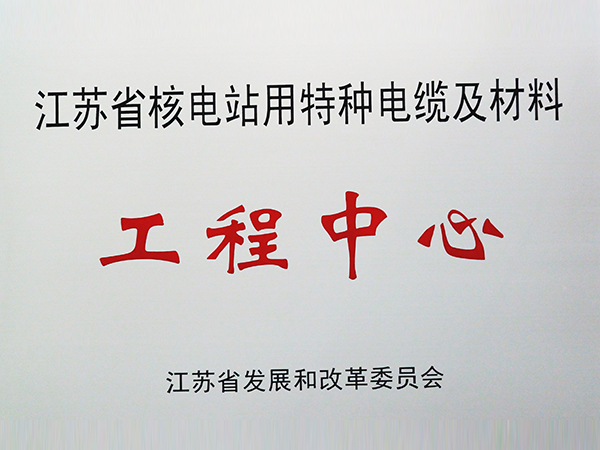 江苏省核电站用电缆及资料工程中心